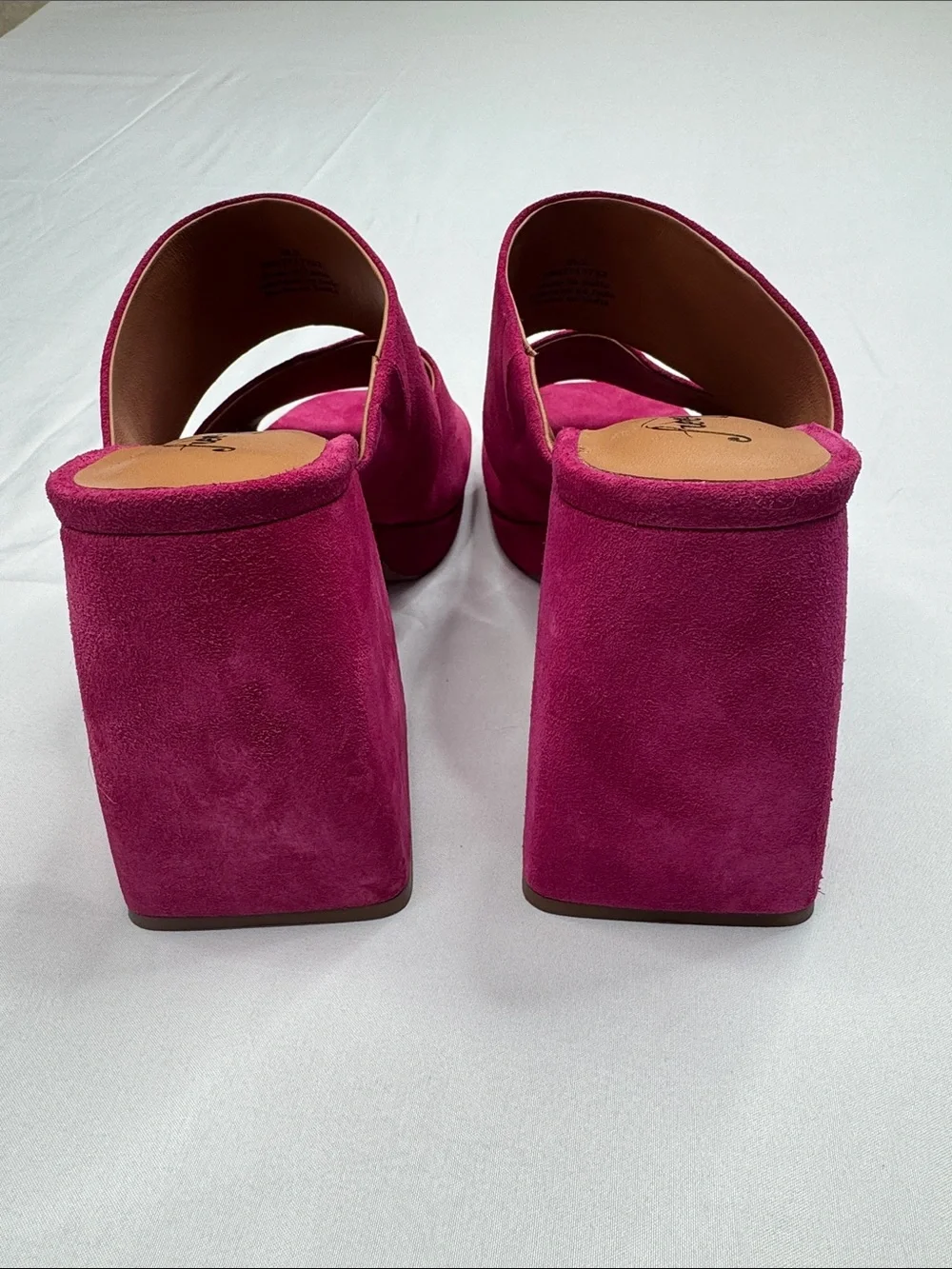 FREE PEOPLE love is everywhere platform sandals in fuchsia fantastic 39.5 or 9.5